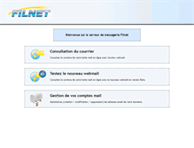 Tablet Screenshot of mail5.filnet.fr